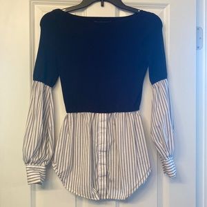 XSP White House Black Market Sweater/Button Up Shirt